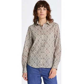 Dámská košile KOŠILE GANT REG ARCHIVE PRINT COT VOILE SHIRT LILAC