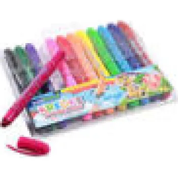 Voskovky vysouvací 12ks, jemné