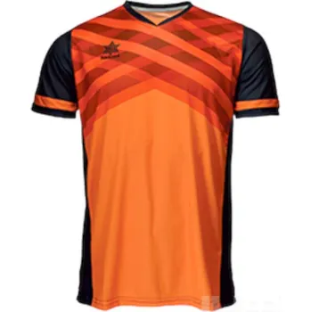 Dres LUANVI NAPOLI, barva 0304 oranžová - černá, velikost XL