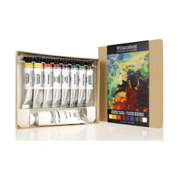 Olejová barva Sada olejových barev Williamsburg Modern 8x11ml + 1x37ml (Sada olejových barev Williamsburg Modern 8x11ml + 1x37ml)