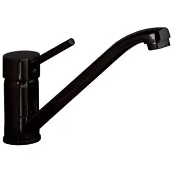 Vodovodní baterie Vodovodní baterie MODERN s dlouhou výustí, černá