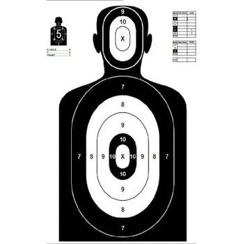 Terč na sportovní střelbu Terč Postava, 10 ks