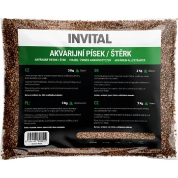 Akvarijní písek hnědý 0,8-1,2 mm 3 kg