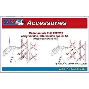 Plastikový model 1/72 Junkers Ju 88 C-6/R w/ Radar aerials FuG 202/