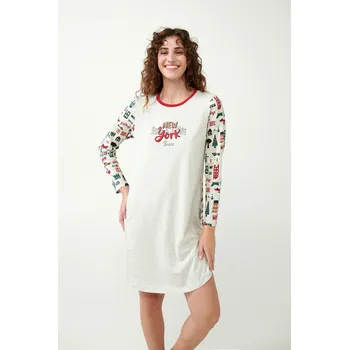 Dámská noční košile Vamp Dámská noční košile s potiskem 21654