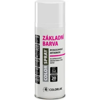 Barva ve spreji Colorlak Sprej Color, základní barva bílá C0100, 400 ml