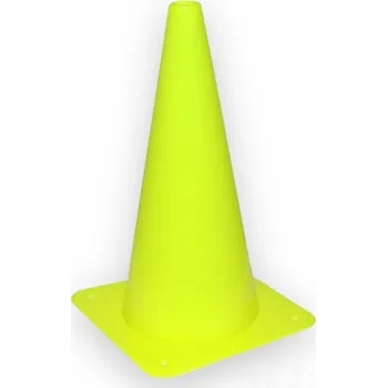 Obal na květináč Kužel 23 cm, barva zářivě zelená