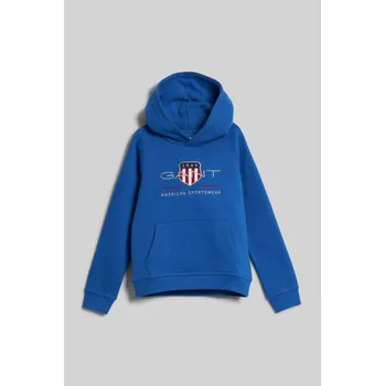 Dívčí mikina MIKINA GANT ARCHIVE SHIELD RAGLAN HOODIE LAPIS BLUE