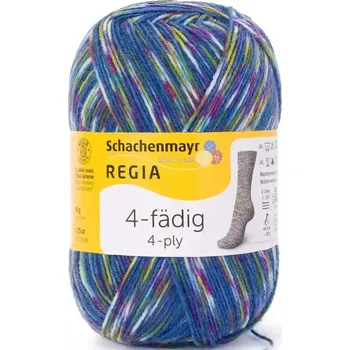 Příze Regia 4-Ply Color 9396 woodstock color (Ponožková příze Regia 9396 woodstock color)