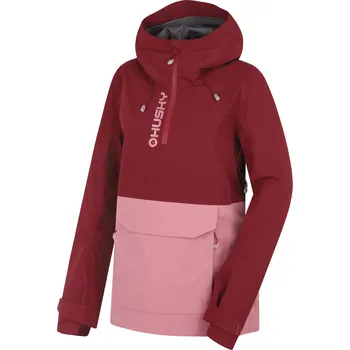 Dámská parka Husky Dámská outdoor bunda Nabbi L S, bordo/pink