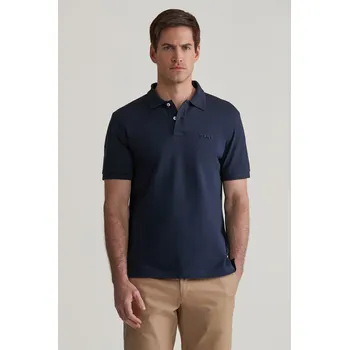 Pánské oblečení POLOKOŠILE GANT 3D GRAPHIC POLO EVENING BLUE