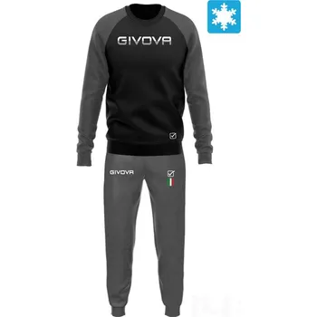 Souprava GIVOVA ITALIA 102, barva 2310 tmavě šedá - černá, velikost S