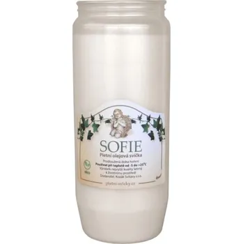 Svíčka Svíčka olejová Sofie - 285 g bílá