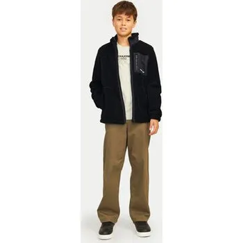 Jack & Jones Junior Bunda pro přechodné období Teddy 12261341 Černá Regular Fit 140