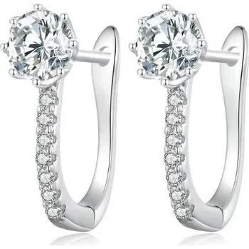 Náušnice Přívěskynakrk.cz Stříbrné náušnice se zirkonem QUEEN of LUXUS