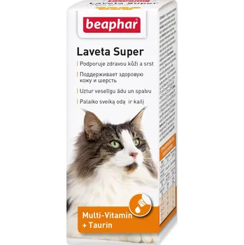 BEAPHAR Laveta Super kapky pro kočky vyživující srst 50 ml