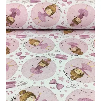 Španělsko Dekorační látka baletka růžová 1.399999976158142 m