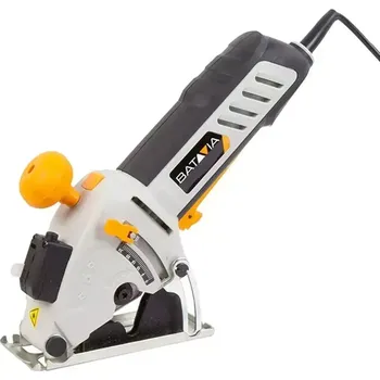 Okružní pila Jednoruční, ponorná, okružní, cirkulační pilka na dřevo, plasty, kov a keramiku, výkon 600W, hloubka řezu 26mm, TCT, HSH a diamantový kotouč, 4200 ot./min., 230V, MAXXSERIES BATAVIA 7064696 (BATAVIA)