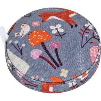 metr Svinovací metr s motivem mochomůrek 150 Cm (Tape measure : woodland)