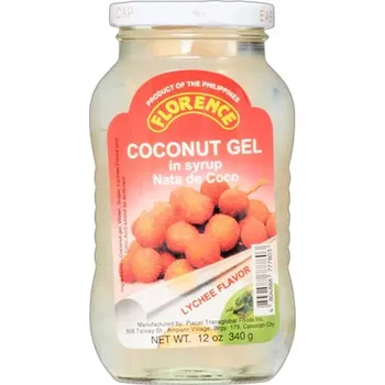 Cukrovinka Kokosový gel s příchutí liči 340 g - Florence