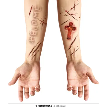 Karnevalový kostým Guirca Tetování "posednutí"