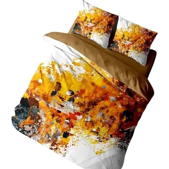 Povlečení Brotex Podzimní záře 140 x 200, 70 x 90 cm zipový uzávěr