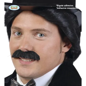 Paruka Guirca Fiestas Španělsko Knír - malý černý