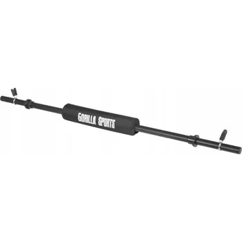 Tyč činky Rovná osa hladká Gorilla Sports 120 cm / 30 mm