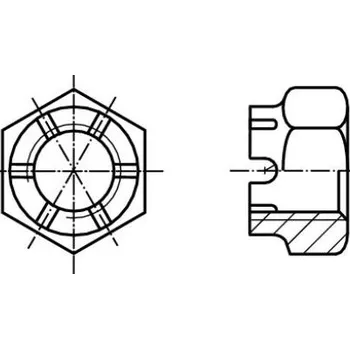 Matice Matice šestihranné korunkové vysoké dle čsn 1411 m24 pevnost 8.8 zinek bílý