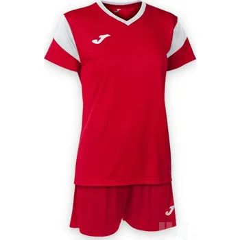 Dámský komplet JOMA PHOENIX, barva červená - bílá, velikost XL