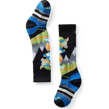 Dámské ponožky ponožky Smartwool Wintersport Full Cushion Mountain Moose Pattern - Black 33-36