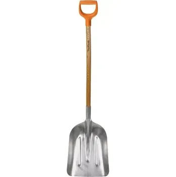 Rýč Lopata na zrno Fiskars 1268 mm s rukojetí DY (KP-142000) (Lopata na zrno s dřevěnou násadou Fiskars 1268 mm s rukojetí DY.)