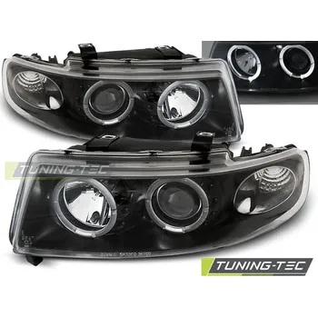 Auto-moto Tuning-Tec Přední čirá světla Seat Leon I (1999 - 2004) - černé - Angel Eyes 14731