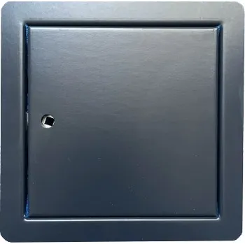 Revizní dvířka Revizní dvířka, Lakovaný pozink, čtyřhran - ANTRACIT 7016 - 200 x 200 mm