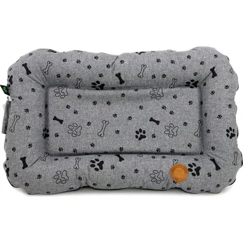 Pelíšek pro psa HafHaf-shop Voděodolná podložka PAWS, Šedá Velikost: S