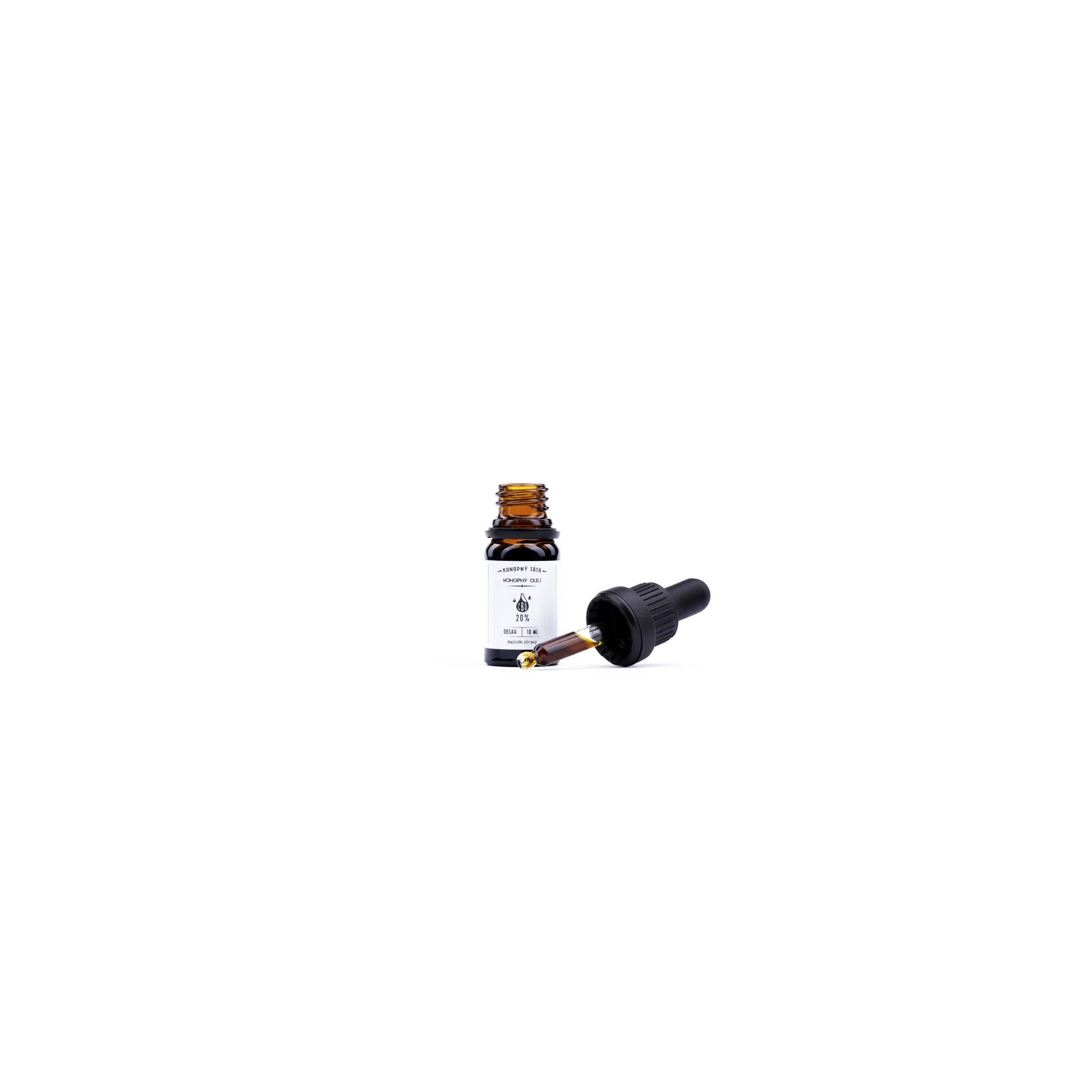 Fotografie 2 - CBD Konopný táta CBD konopný olej 20% 10 ml