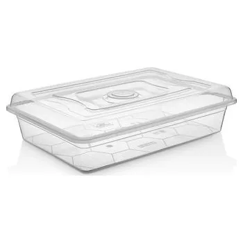 Dóza na potraviny box 6,5l MULTI 42,5x30x10,5cm, víko, transp.plast