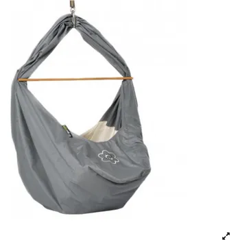 Dětsný nábytek Jiří Pech Hacka PLUS - závěsná textilní kolébka Barva: šedá, šroub: ne