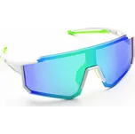 KAŠMIR SPORT STATE POLARIZED SSTP7 bílé - skla modro-zelená zrcadlová