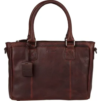 Kabelka Dámská kožená kabelka Burkely Kalena - tmavě hnědá