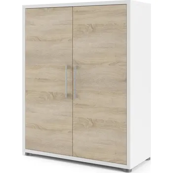 Šatní skříň Tvilum Skříňka Office 80400/134 bílá/dub sonoma