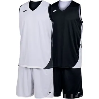 Basketbalový komplet JOMA KANSAS, barva černá - bílá, velikost M