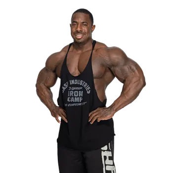 Pánské tílko Gasp GASP STRINGER BLACK/GREY – tílko Gasp černo-šedé Velikost: S