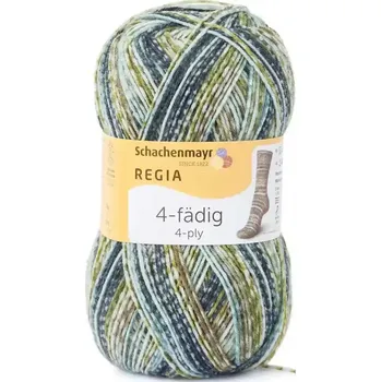 Příze Regia 4-Ply Color 4767 sage color (Ponožková příze Regia 4767 sage color)