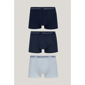 Boxerky SPODNÍ PRÁDLO GANT MICRO DOT TRUNK 3-PACK EVENING BLUE