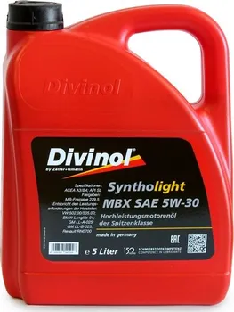 Motorový olej Divinol Syntholight MBX 5W-30