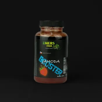 Návnadová surovina EMERS FISH Booster Jahoda 250ml