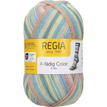 Příze Regia 4-Ply Color 2740 Béžová šalvěj (Ponožková příze Regia 2740 Beige-Sage)