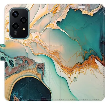Pouzdro na mobilní telefon Flipové pouzdro iSaprio - Color Marble 33 - Honor 200 Lite