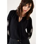Dámská halenka GARCIA U40035 60 ladies shirt ls 60 black velikost S
